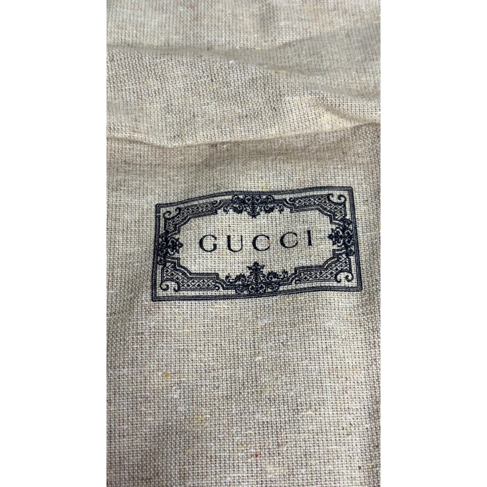 Gucci Green Damask Shoe Box with Dust Bags Laces Care Cards and Receipt 757604